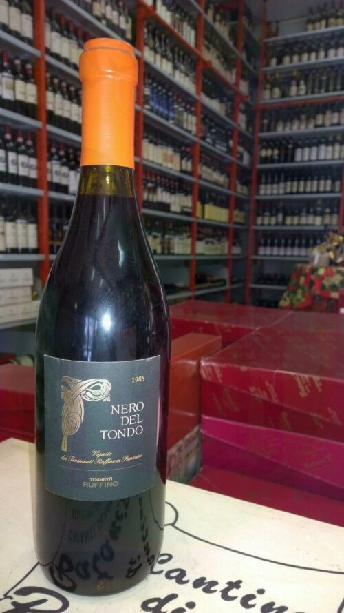 Nero del Tondo Tenimenti Ruffino 1985 Enoteca Batani Andrea Torrefazione bottiglie Siena