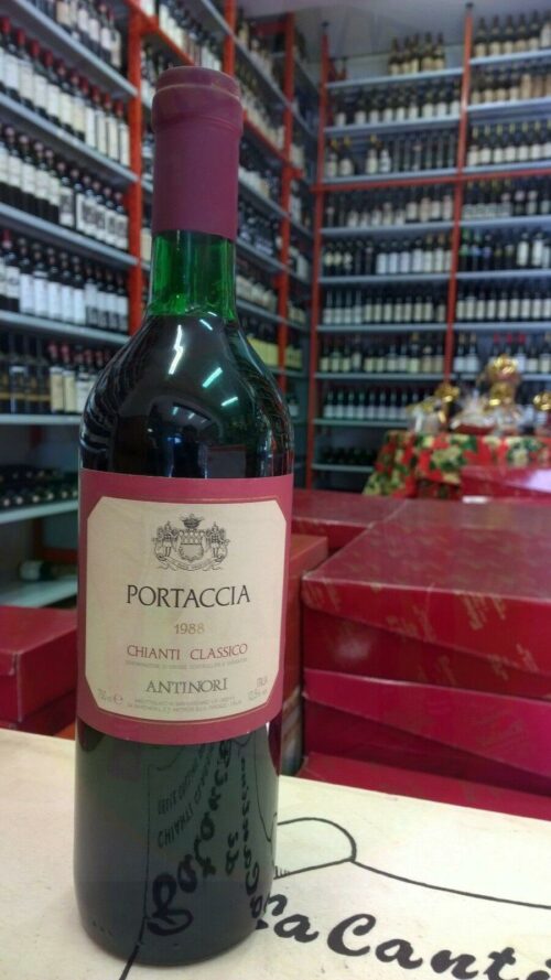 Portaccia Antinori 1988 Chianti Classico Enoteca Batani Andrea Torrefazione bottiglie Siena