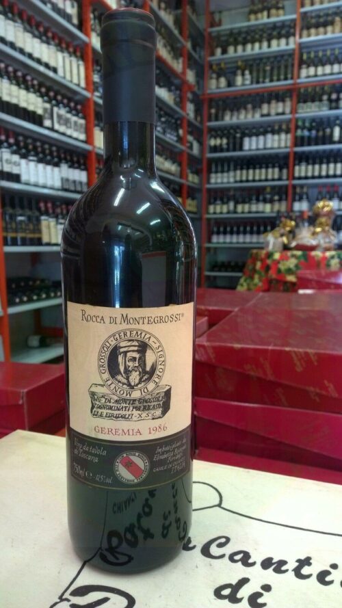 Rocca di Montegrossi Geremia 1986 Enoteca Batani Andrea Torrefazione bottiglie Siena