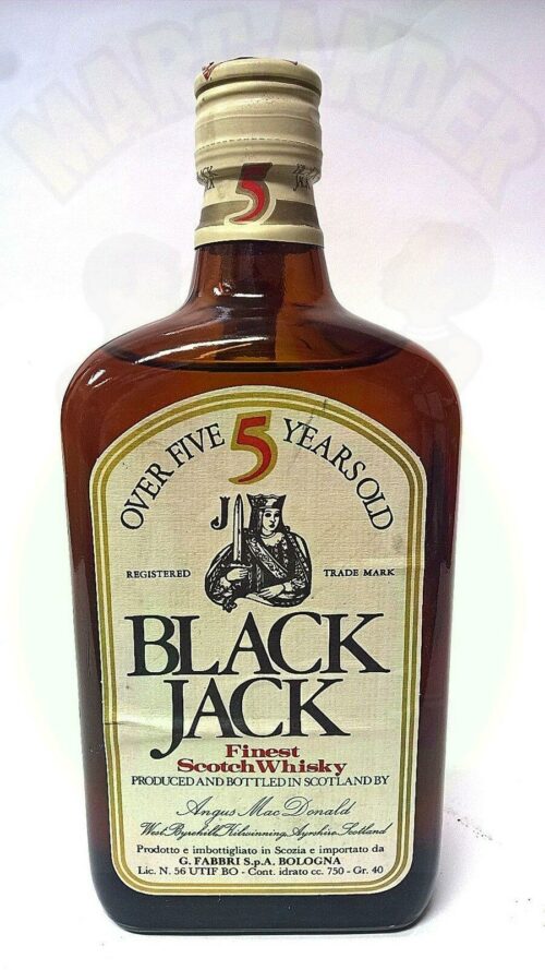 Whisky Black Jack 5 anni Vintage Scozia Enoteca Batani Andrea Torrefazione bottiglie Siena