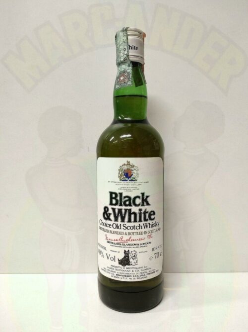 Whisky Black & White VINTAGE Scozia Enoteca Batani Andrea Torrefazione bottiglie Siena