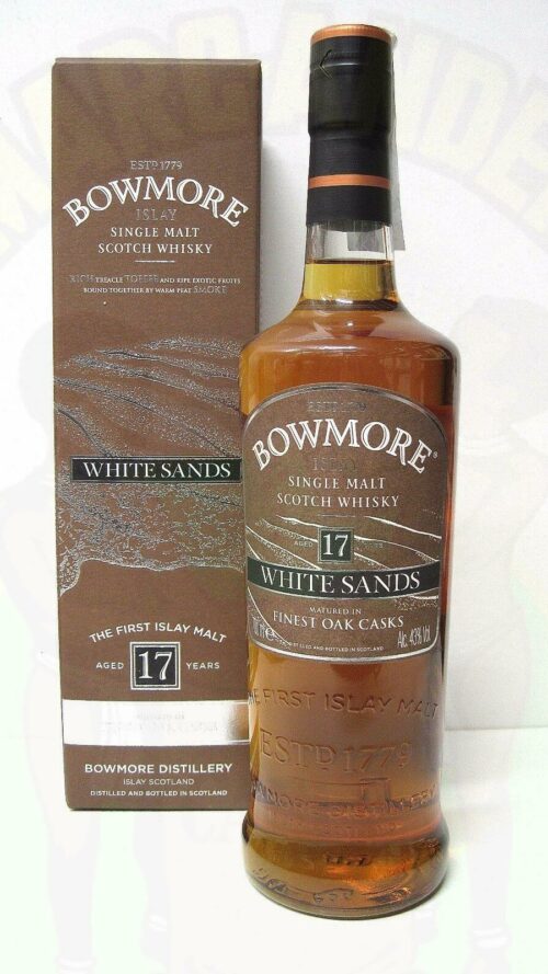 Whisky Bowmore 17 yo White Sands Scozia Enoteca Batani Andrea Torrefazione bottiglie Siena