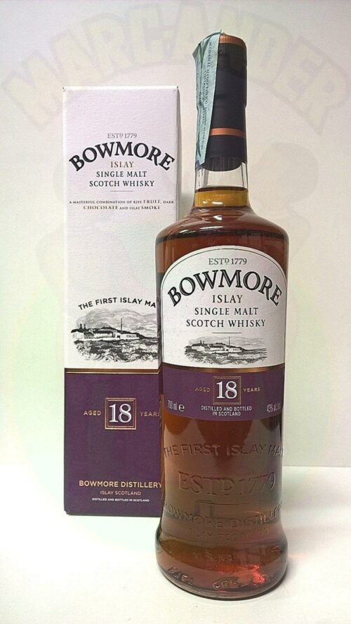 Whisky Bowmore 18 yo Scozia Enoteca Batani Andrea Torrefazione bottiglie Siena