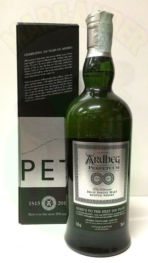 Whisky Ardbeg Perpetuum Scozia Enoteca Batani Andrea Torrefazione bottiglie Siena