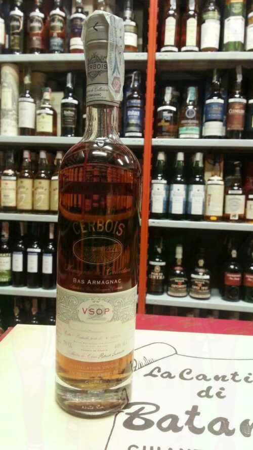 Cerbuis VSOP Enoteca Batani Andrea Torrefazione bottiglie Siena