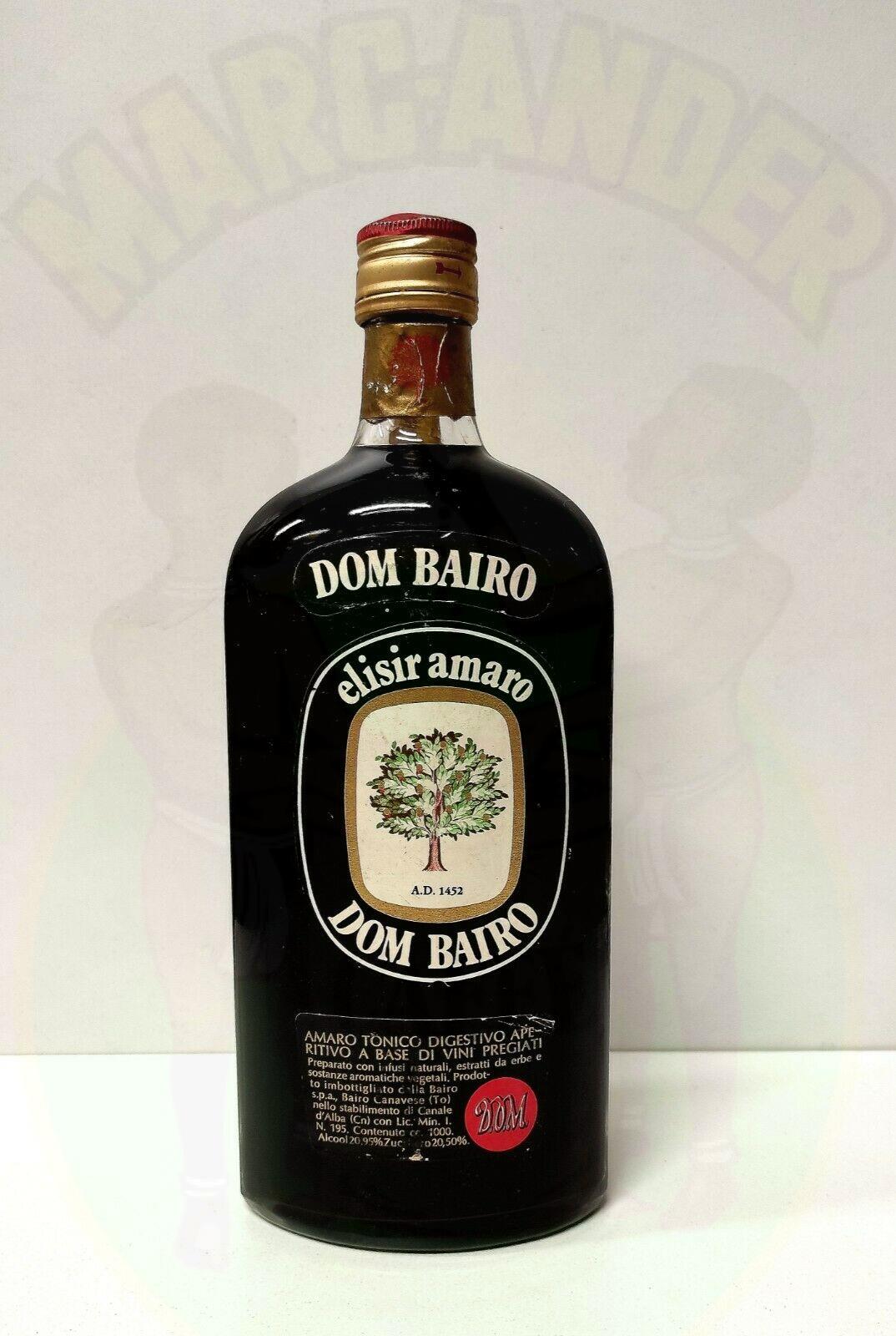 bottiglia di Amaro Dom Bairo