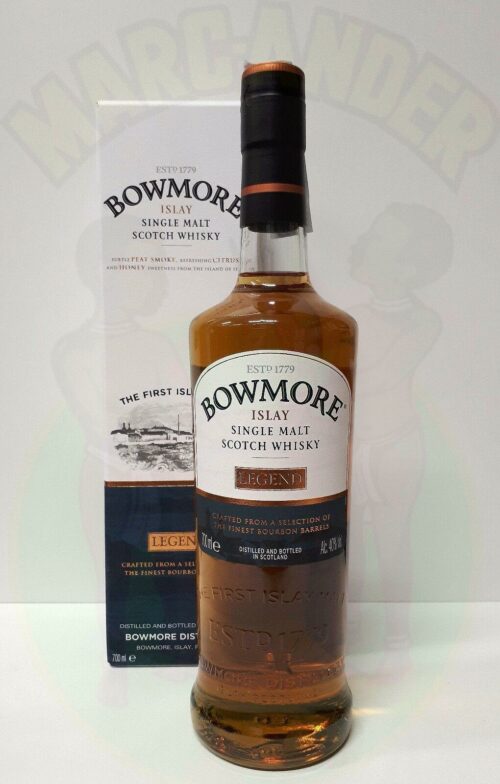Whisky Bowmore Legend Scozia Enoteca Batani Andrea Torrefazione bottiglie Siena