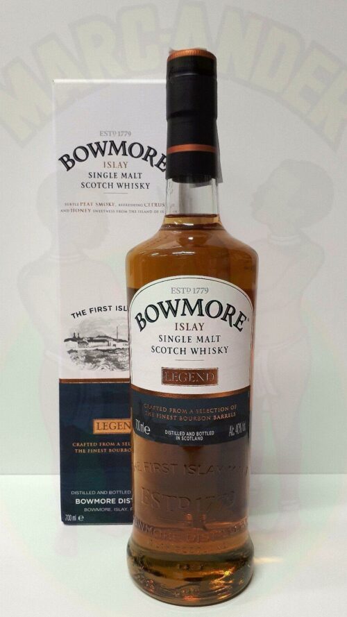 Whisky Bowmore Legend Scozia Enoteca Batani Andrea Torrefazione bottiglie Siena