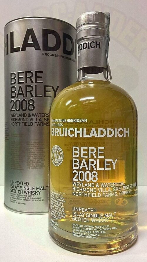 Whisky Bruichladdich Bere Barley 2008 Scozia Enoteca Batani Andrea Torrefazione bottiglie Siena