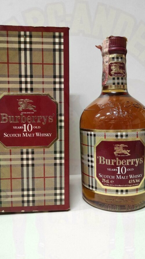 Whisky Burberrys Vintage Scozia Enoteca Batani Andrea Torrefazione bottiglie Siena