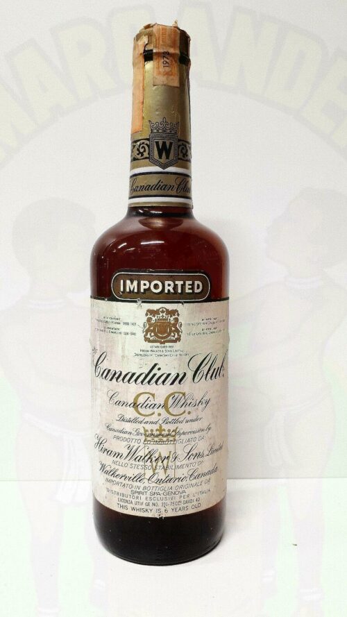 Whisky Canadian Club Vintage Canada Enoteca Batani Andrea Torrefazione bottiglie Siena