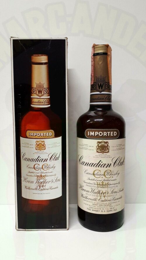 Whisky Canadian Club Vintage Canada Enoteca Batani Andrea Torrefazione bottiglie Siena