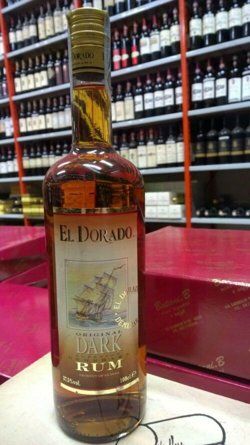 El dorado Dark Rum Enoteca Batani Andrea Torrefazione bottiglie Siena