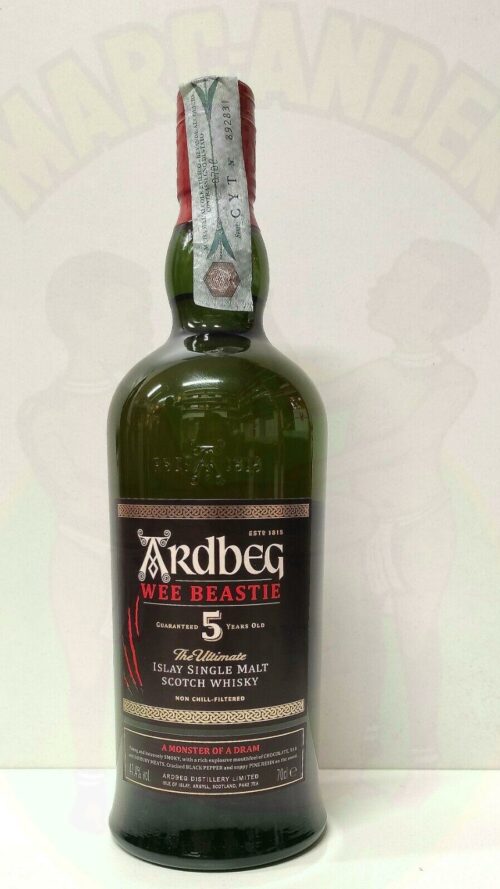 Whisky Ardbeg Wee Beastie 5 anni Scozia Enoteca Batani Andrea Torrefazione bottiglie Siena
