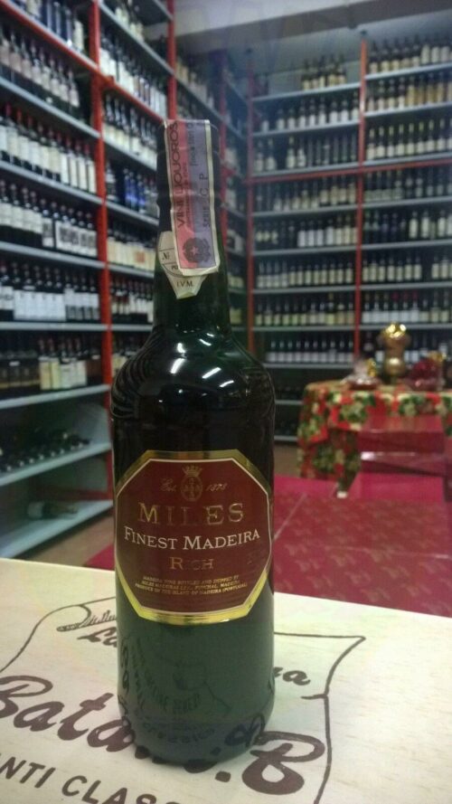Finest Madeira Miles Rich VINTAGE Enoteca Batani Andrea Torrefazione bottiglie Siena