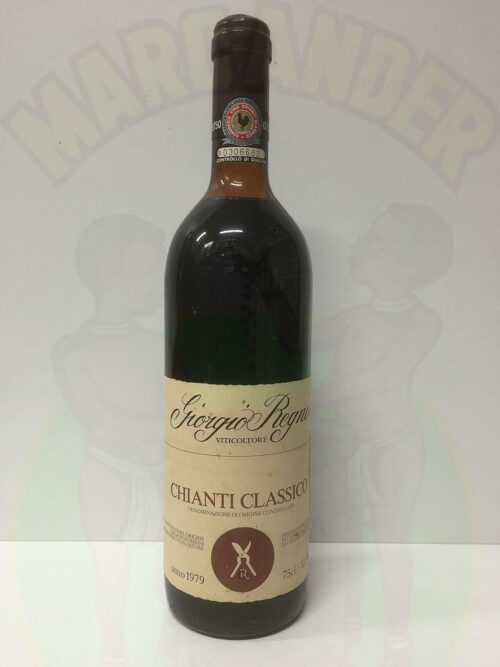 Chianti Classico Giorgio Regni 1979 Enoteca Batani Andrea Torrefazione bottiglie Siena