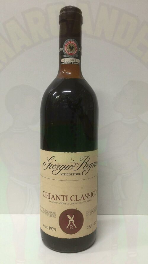 Chianti Classico Giorgio Regni 1979 Enoteca Batani Andrea Torrefazione bottiglie Siena