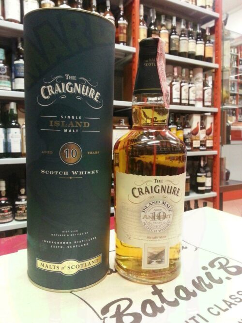 Whisky The Craignure 10 anni Scozia Enoteca Batani Andrea Torrefazione bottiglie Siena