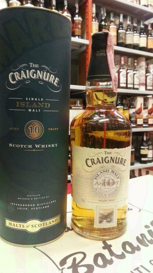 Whisky The Craignure 10 anni Scozia Enoteca Batani Andrea Torrefazione bottiglie Siena
