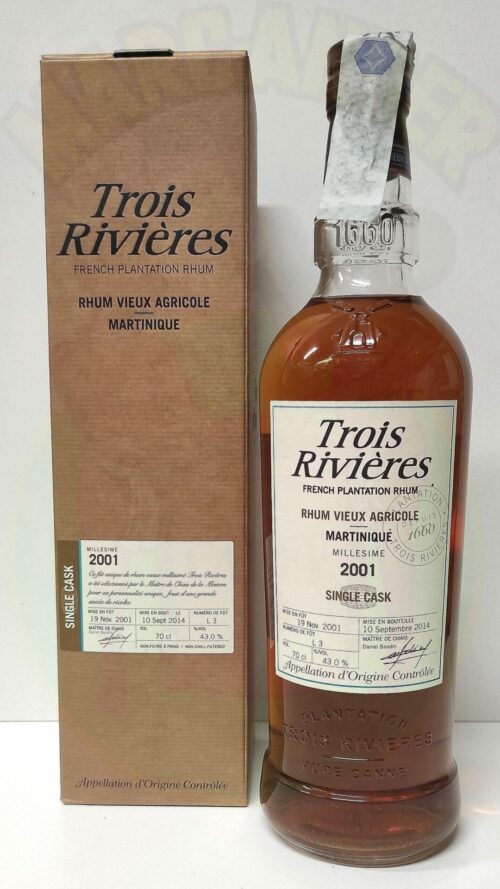 Rum Trois Rivieres 2001 Enoteca Batani Andrea Torrefazione bottiglie Siena
