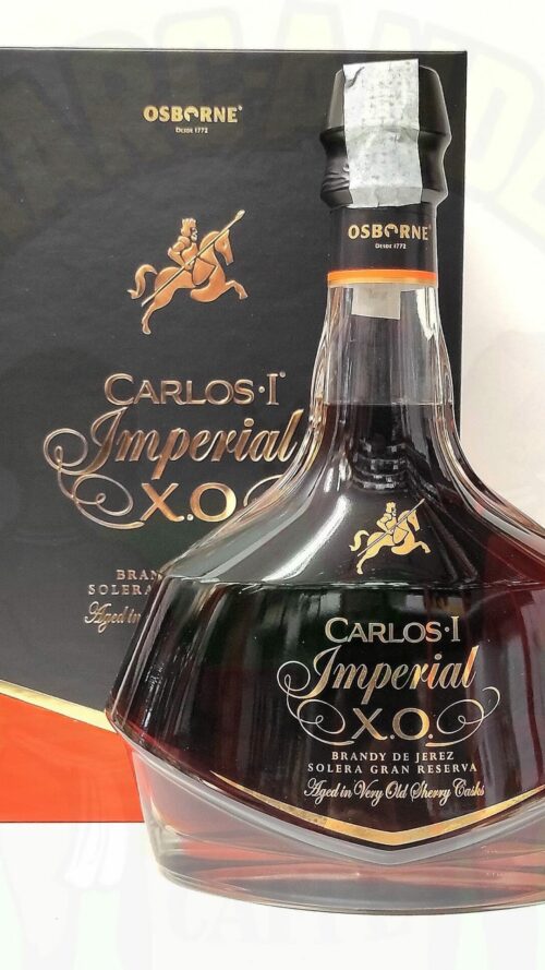 Brandy Carlos I Imperial XO Enoteca Batani Andrea Torrefazione bottiglie Siena