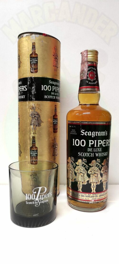 Whisky 100 Pipers Vintage Scozia Enoteca Batani Andrea Torrefazione bottiglie Siena