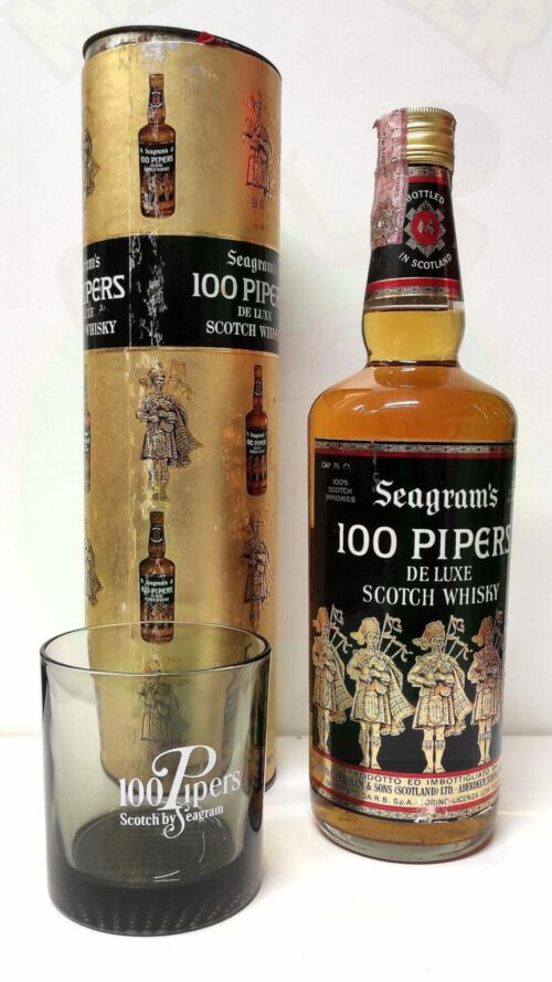 Whisky 100 Pipers Vintage Scozia Enoteca Batani Andrea Torrefazione bottiglie Siena