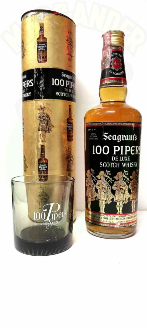 Whisky 100 Pipers Vintage Scozia Enoteca Batani Andrea Torrefazione bottiglie Siena