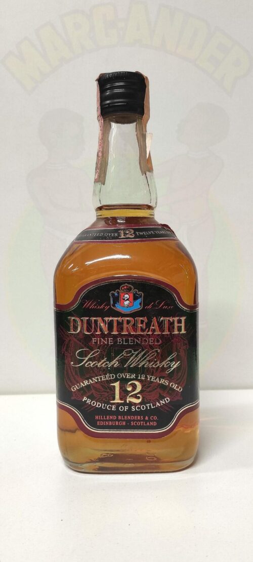 Whisky Duntreath 12 anni Vintage Scozia Enoteca Batani Andrea Torrefazione bottiglie Siena