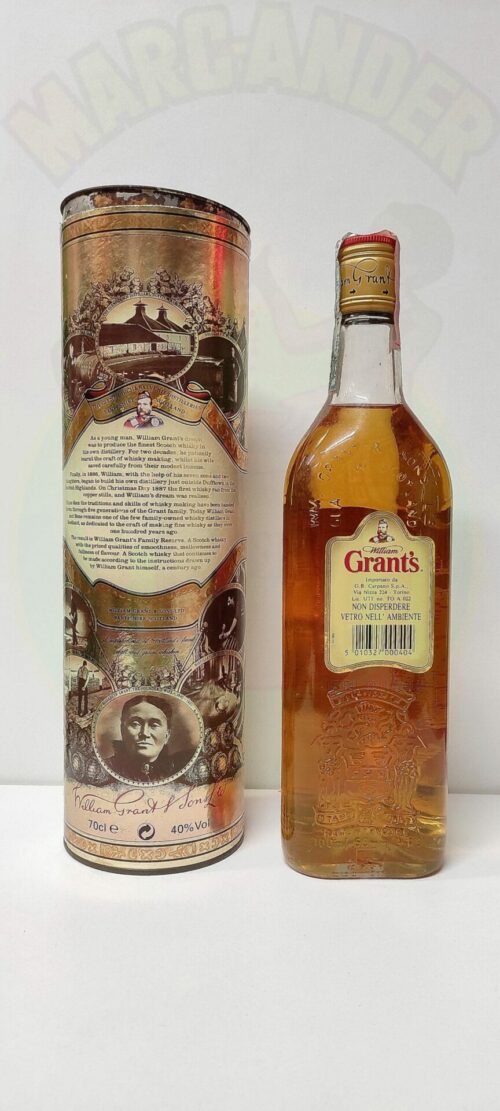 Whisky Scozia Grant's Vintage Enoteca Batani Andrea Torrefazione bottiglie Siena