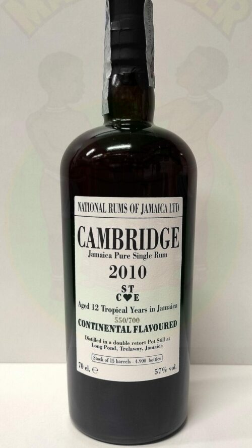 Rum Cambridge Jamaica 2010 Enoteca Batani Andrea Torrefazione bottiglie Siena