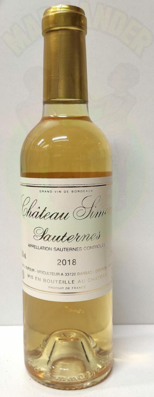 Chateau Simon Sauternes 2018 Enoteca Batani Andrea Torrefazione bottiglie Siena