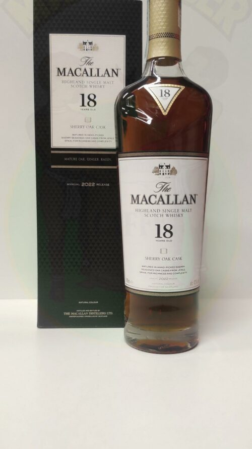 Macallan Whisky Scozia 18 anni Enoteca Batani Andrea Torrefazione bottiglie Siena