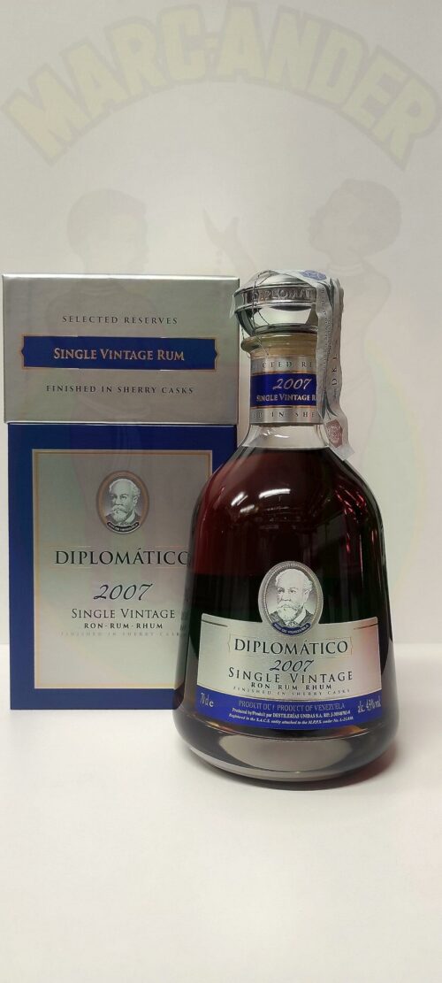 Rum Diplomatico 2007 Single Vintage Enoteca Batani Andrea Torrefazione bottiglie Siena