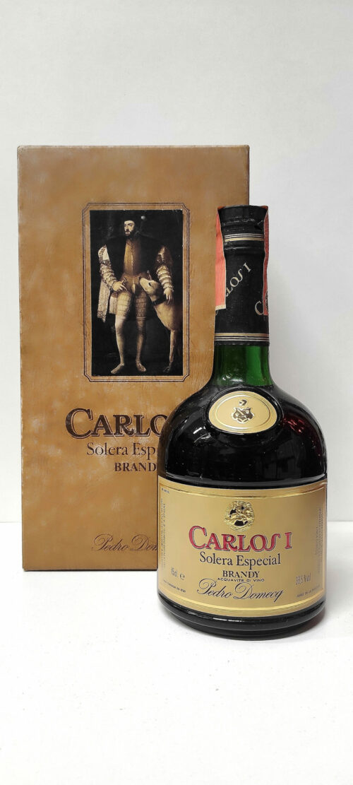 Brandy Carlos I Vintage Enoteca Batani Andrea Torrefazione bottiglie Siena