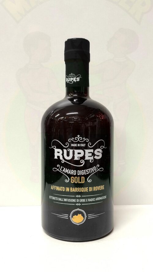 Rupes Amaro Digestivo Gold affinato in Barrique bottiglia di Rupes Amaro Digestivo Gold affinato in Barrique