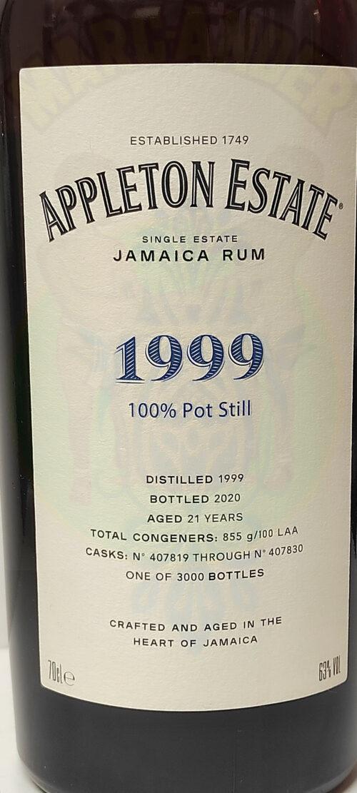 Appleton 1999 Siena Batani Bottiglie Superalcolici