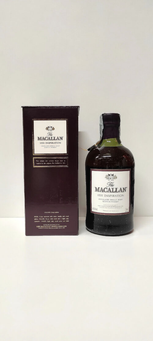 Macallan Inspiration 1851 Siena Batani Bottiglie Superalcolici Caffè