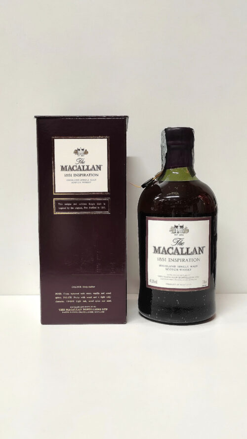 Macallan Inspiration 1851 Siena Batani Bottiglie Superalcolici Caffè