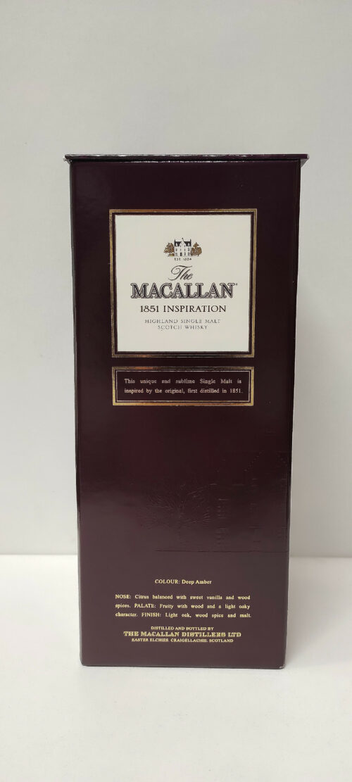 Macallan Inspiration 1851 Siena Batani Bottiglie Superalcolici Caffè