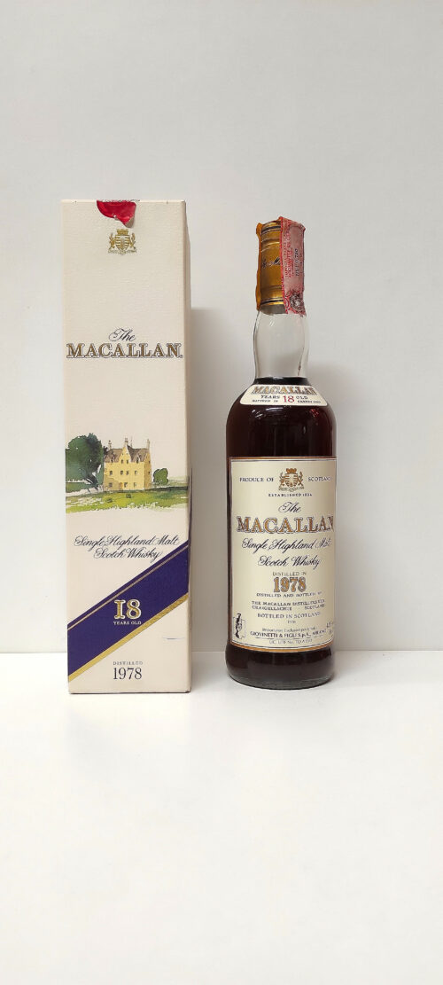 Macallan 1978 18 years old Siena Batani Bottiglie Superalcolici Caffè