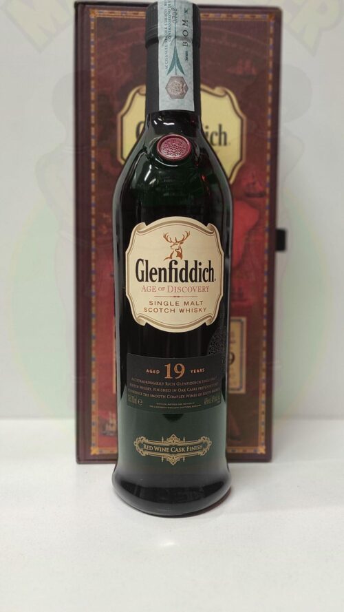 Glenfiddich 19 anni Red Wine Cask Bottiglia di Glenfiddich 19 Yo Single Malt Red Wine Cask Reserve